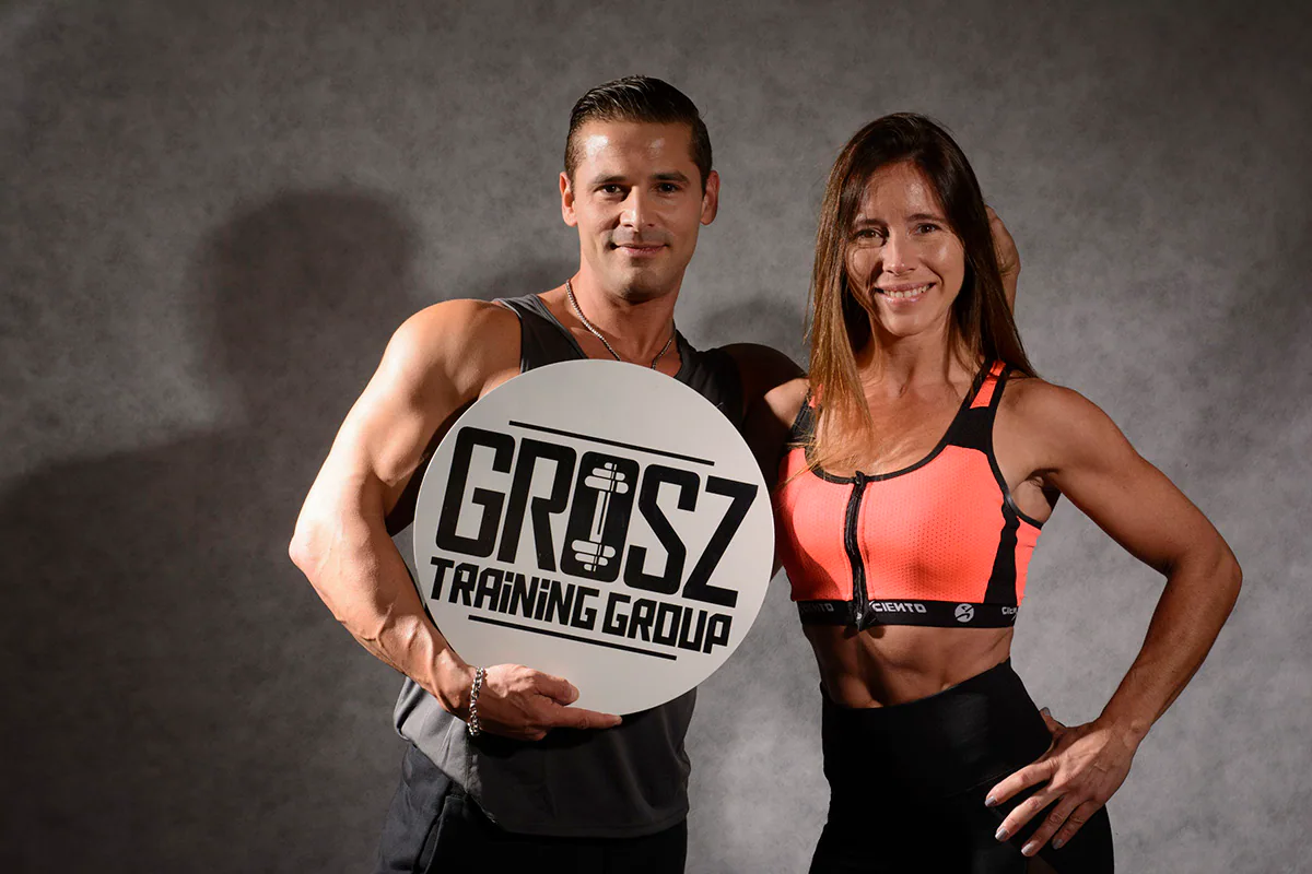 Cristian Grosz y el equipo de Grosz Training