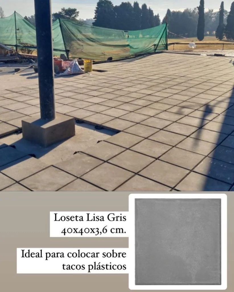 Loseta lisa biselada