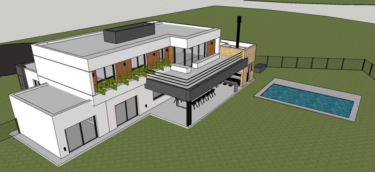 Vivienda en construcción, hormigón armado
