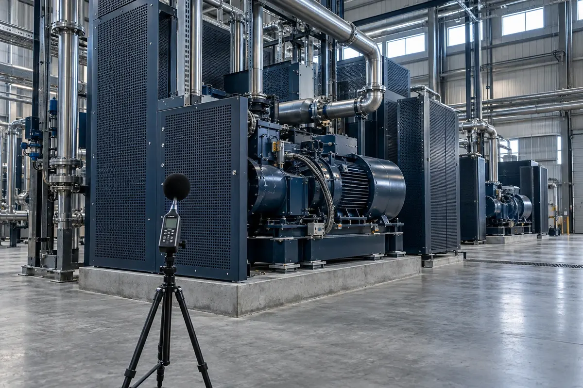 Diagnóstico y control de ruido y vibraciones en plantas industriales.